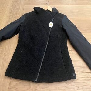 MEC black lined wool polyester jacket size LG